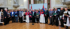 31 January 2020 The participants of the solemn academy on the 150th anniversary of the Union of Agricultural Engineers and Technicians of Serbia